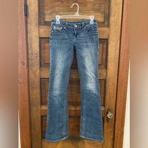 Grace in LA Women's Flare Jeans - Blue